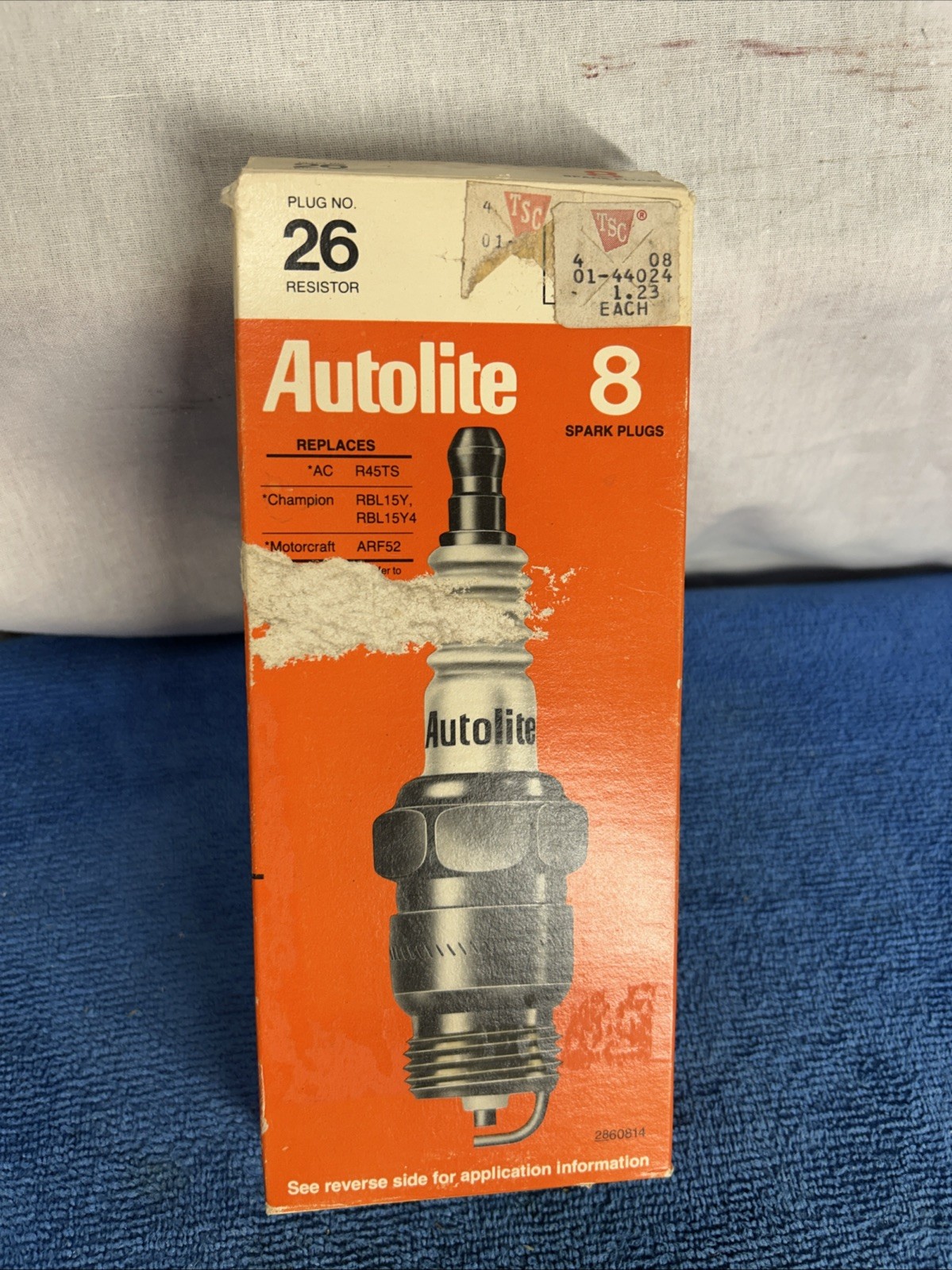 NOS Autolite No.26 Resistor Spark Plugs Factory Package Of 8 Ships Fast