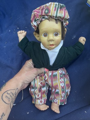 RBJ Spain Boy Doll Expressive Face  Soft Body 14''