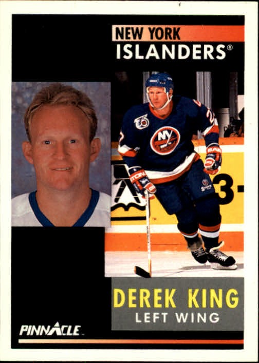 1991-92 Pinnacle #107 Derek King - HKY