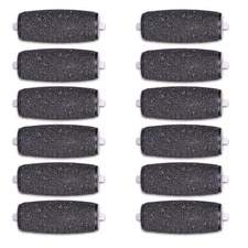 12 Extra Coarse Replacement Roller Refill Heads Compatible with Amope Pedi Re...