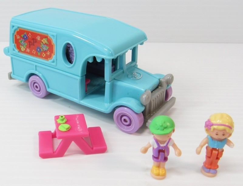 Polly Pocket RARE Vintage 1996 Flower Cafe on the Go Bluebird Toys