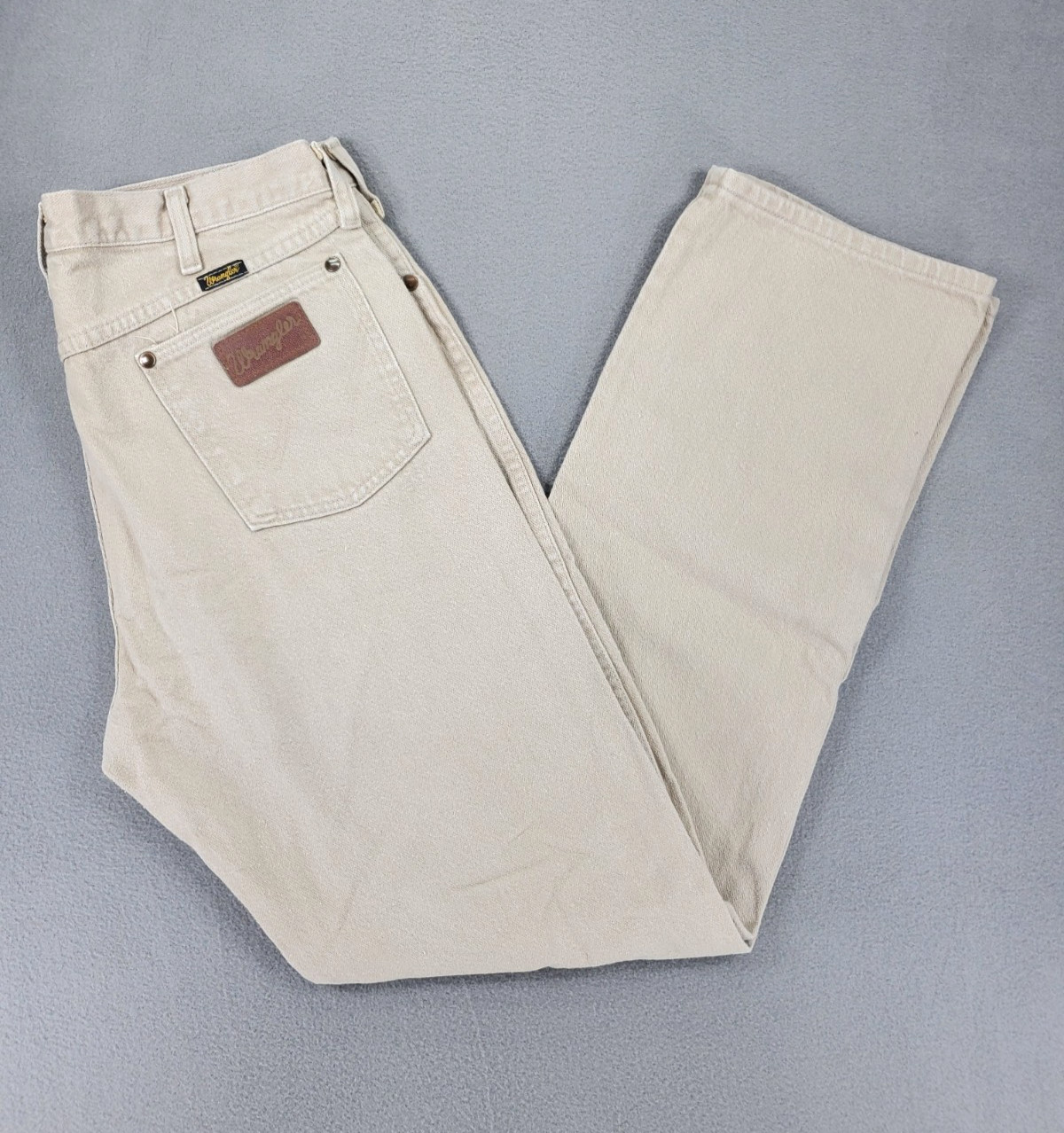 Mens 34x34 (fits 32x32) 13mwztn Khaki Cowboy Cut Usa Made