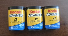 Lot Of 3 - Kodak Advantix APS Film 400-25-3 Exposures Each Expired 05/2002