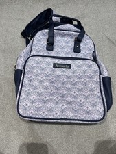 Accessorize Blue Purple Backpack With Butterfly Detail Excellent Condition