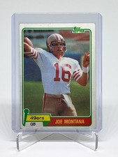 1981 Topps Joe Montana #216 Rookie Card RC San Francisc