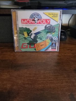 Vintage 1998 CD ROM  Monopoly  Game - New Never Opened