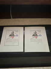 Czechoslovakia,  1975. SC# 2042. 2 Souvenir Sheets.Mint