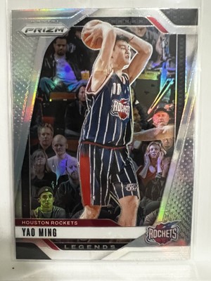 2024-25 Prizm Yao Ming Silver Prizm Legends #284 Houston Rockets
