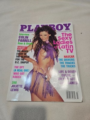 Playboy Magazine March 2003 Colin Farrell Juliette Lewis Sexy Ladies Latin TV