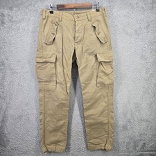 Ralph Lauren Surplus Cargo Pants Mens 32 Khaki Military Crew Straight Fit Chino