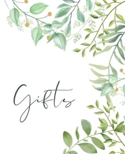Gifts (Plants): Present tracker, address log and thank you card check list f...
