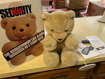 Unused Vintage 1989 Security Teddy Bear Car Alarm Siren Anti-Theft Model SB-2000