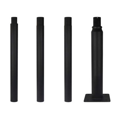 LED line Prime Lichtmast für Straßenleuchte Schwarz 2m 3m 4m höhenverstellbar