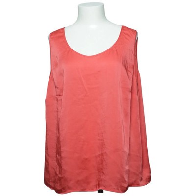 Sintesis, Top, Größe: 52, Rot, Einfarbig, Satin, Damen #DhS
