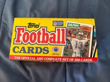 ✅1987 Topps Football Factory Complete Set 396 Cards NOT SEALED CHRISTMAS BOX ✅