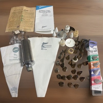Ateco Cake Decorating Tips And Tools Vintage Lot