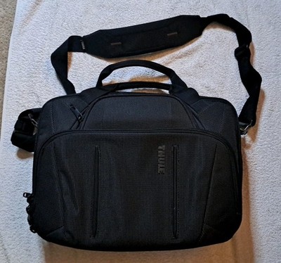 Thule RFID Crossover 2 Laptop Bag Briefcase Messenger Bag Black Adjustable Strap