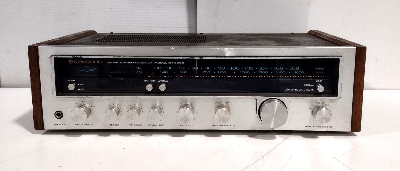 Kenwood KR 6100 vintage audio equipment - eBay listing photo 4