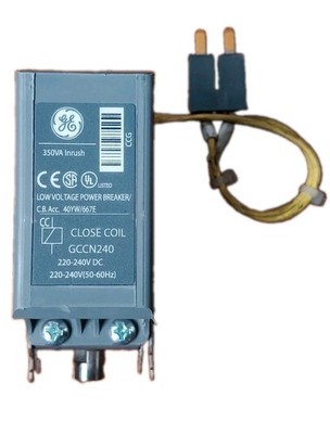GE GCCN240 CLOSE COIL 220-240VAC/DC 350VA NIEDERSPANNUNGS-LEISTUNGSSCHALTER...
