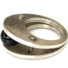 Vintage Ring tested 925 STERLING SILVER Size 7.5 Onyx Modernist Band lot y