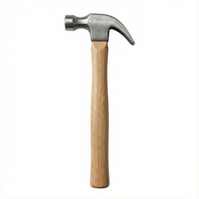 Finder 8oz Claw Hammer | Wooden Handle | Lightweight | Trade & DIY Hand Tool