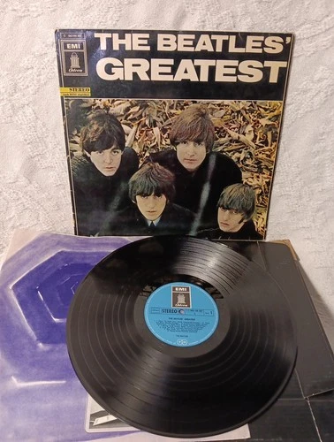 The BEATLES - GREATEST EMI ODEON GERMANY Ex/VG VINYL LP RECORD Fast Shipping