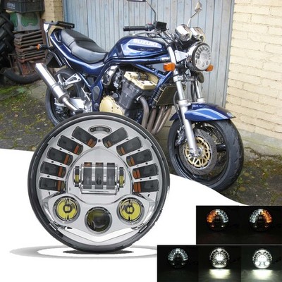 7 Zoll LED Scheinwerfer Hi/Low Für Suzuki Bandit GSF 1200 GSX1400 SV650 SV650X