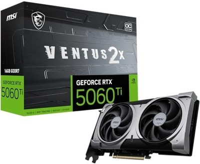 MSI Rtx 5060 TI 16G Ventus 2x OC P G506T-16V2CP