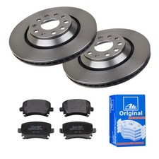 ATE BREMSSCHEIBEN Ø310MM + BREMSBELÄGE HINTEN FÜR VW PASSAT B7 GOLF VI B6 SKODA