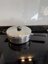 Prestige Stainless steel saute pan with lid