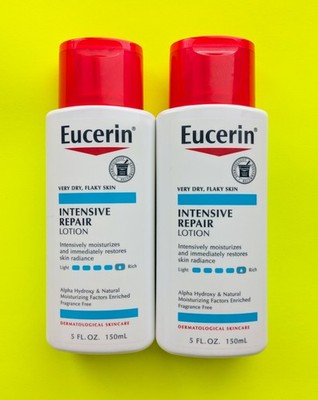 EUCERIN Intense Repair Lotion 5 oz - Lot of 2