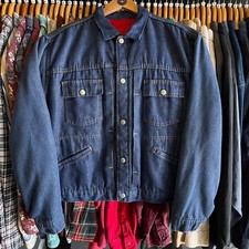 True Vintage 1960  s JC Penny Brand Denim Trucker Jacket- Sz Sm 50s 60s 70s