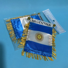 SKY FLAG Argentina Car Window Flag 8*12Cm Polyester Double Side Printed Argentin