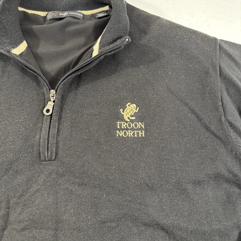 Sudadera Suéter Sudadera Troon North Golf Club Scottsdale AZ Greg Norman 1/4 Cremallera XL Foto 3 de 4