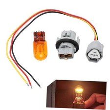 1Set Car Lighting Bulb, Turn Signal Light Bulb Socket Wiring Harness Set,