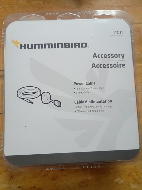 Humminbird PC11 6' Replacement Power Cable Compatible 7-8-9-1100 Series 720057-1