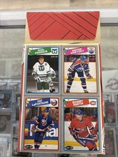 1988-89 O Pee Chee Hockey Box Pannel Gretzky Francis