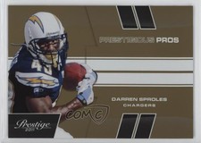 2011 Panini Prestige Prestigious Pros Gold 28/100 Darren Sproles #14 4g8