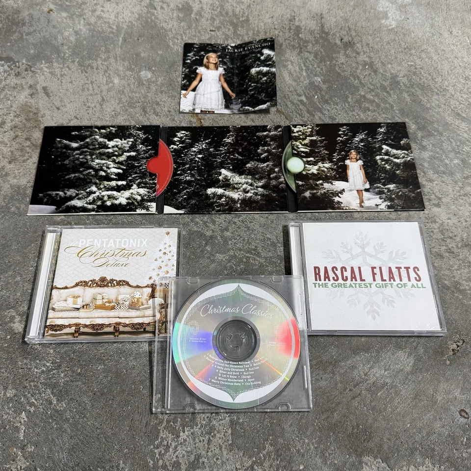 Christmas Music CD Lot Jackie Evancho CD+DVD Pentatonix Rascal Flatts Holiday Foto 2 de 4