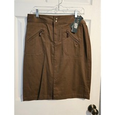 NWT Ralph Lauren Woman's brown skirt size 10