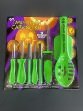 Kit Family Pumpkin Carving 12 Stencils