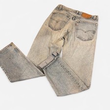 Vintage 70s 80s Levi's 505 light wash 32x30 Denim Jeans Red Tag