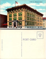 Historical Postcard of the Y. M. C. A. Building in Richmond Indiana