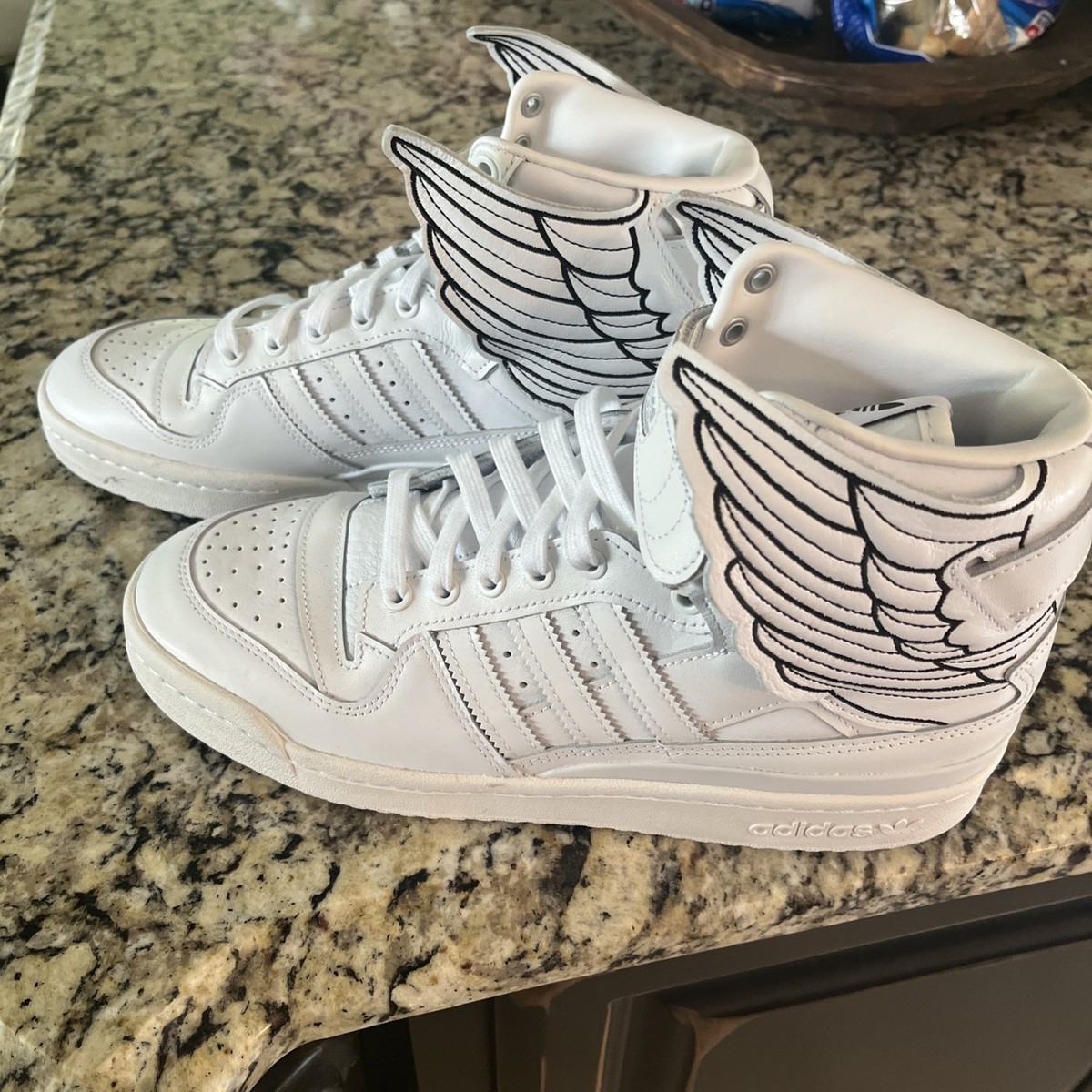 Size 10 - adidas Jeremy Scott x Wings 4.0 Cloud White | eBay