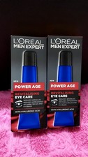L'Oréal Men Expert Power Age Revitalising Eye Care Hyaluronic Acid 15ml X2