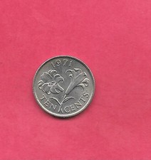 MONEDA DE 10 CENTAVOS BERMUDA KM17 1971 SIN CIRCULAR - SIN CIRCULAR COMO NUEVA ANTIGUA VINTAGE