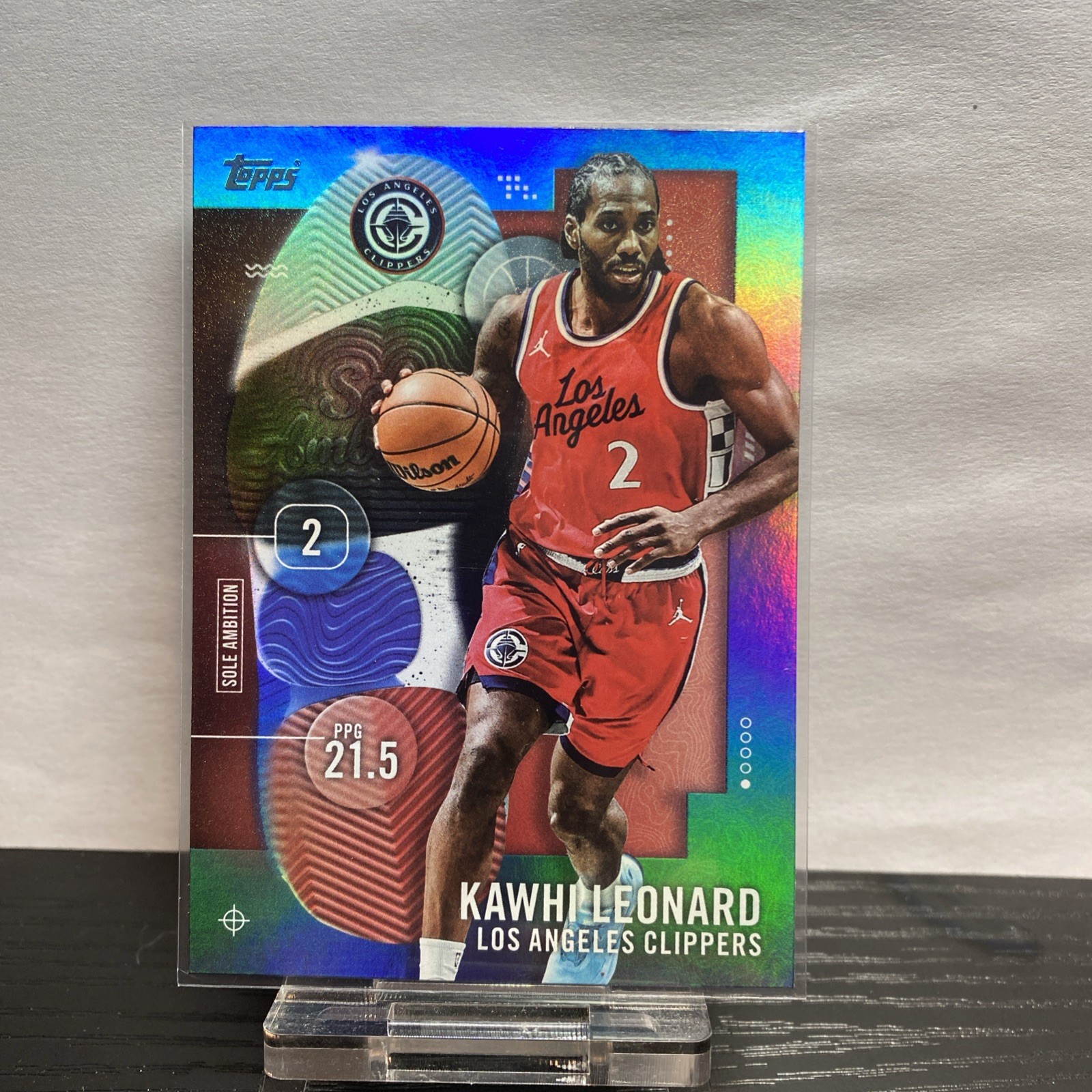 2025-26 Topps Basketball Kawhi Leonard Sole Ambition SSP #SA-7 LA Clippers