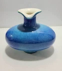 Vtg 60s Royal Haeger Potteries #4046 Oblong Jug Blue Indigo (Glazed 6.5" H X 8"W