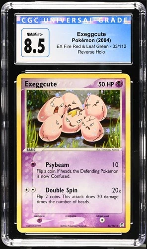 2004 EX Fire Red & Leaf Green #33/112 Exeggcute CGC 8.5