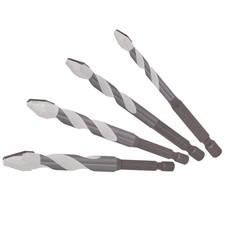 Punta Trapano Piastrelle Vetro Trapano Eccentrico Lavori Edilizia Posizionamento